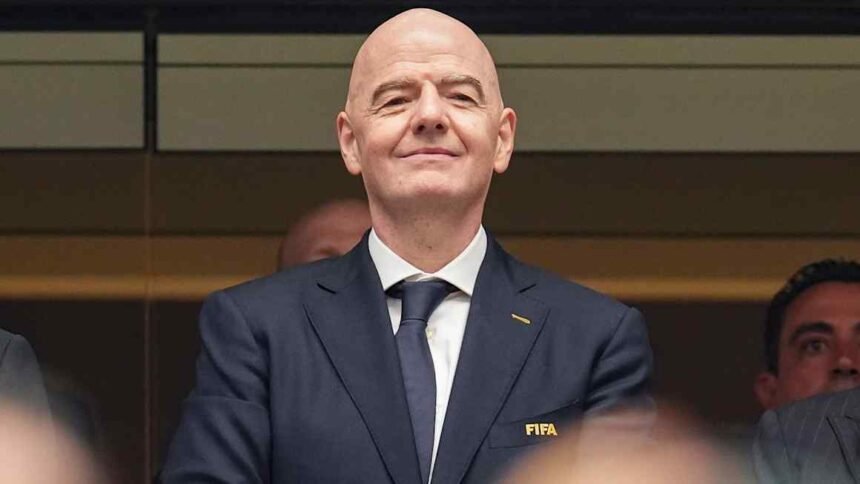 Burnham says Infantino is ‘wrong man’ to lead Fifa after stake-sale plan